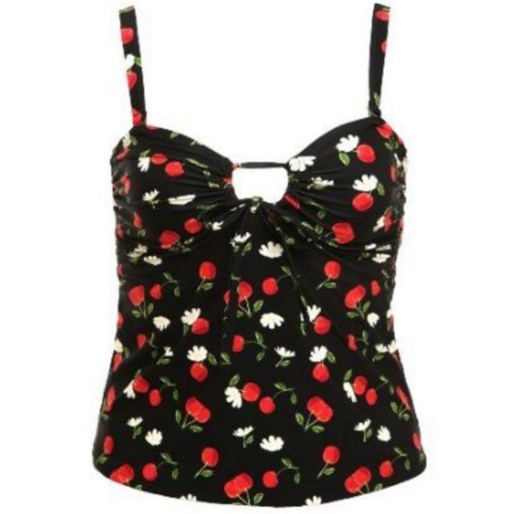 Torrid Cherry Tankini Top